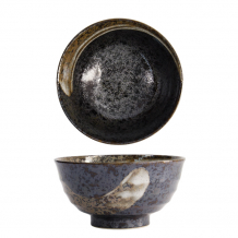 TDS, Tayo-Schale, Arahake Ø 17 x 9cm , schwarz/braun, Art.-Nr.  21432
