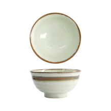 Tayo Bowl Wasabi Light Green, Beige, Ceramic, &Oslash; 17 cm