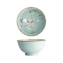 Reisschale Light Blue Sakura, Porzellan, 900 ml