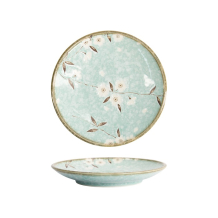 Teller Light Blue Sakura, Porzellan, &Oslash; 19,5 cm