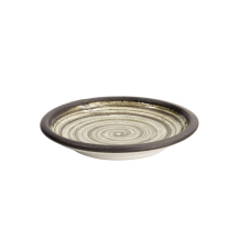 Schwarz/Weiß Asashio Runder Teller bei Tokyo Design Studio (Bild 2 von 5)