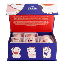 1:4 120/50 ml Kawaii Glückliche Katze Sake Set bei Tokyo Design Studio (Bild 3 von 4)