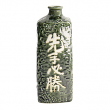 TDS, Sake Flasche Deco, 21cm, Grün (Sente Hissho) , Art.-Nr. 21764