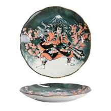 TDS, Round Plate, Asakusa, Kabuki, Ø 25 x 3 cm - Item No. 21888
