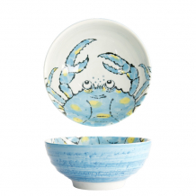 TDS, Ramen Bowl, Seafood, Ø 18.5 x 8.2 cm, 1200 ml, Crab, Light Blue - Item No. 21936