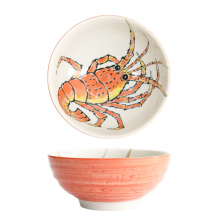 TDS, Ramen Schale, Seafood, Ø 18,5 x 8,2 cm, 1200 ml, Hummer, Rot - Art Nr. 21937