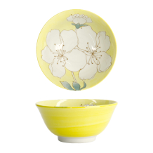 TDS, Bowl, Sakura, Yellow, Ø 15 x 7 cm 500 ml - Item No. 21978