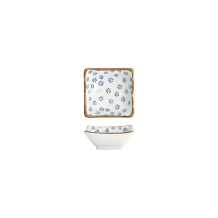Quadratische Saucenschale Japan Flower Mizu, Porzellan, 8,5 &times; 8,5 &times; 3 cm