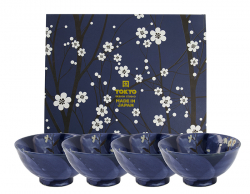 TDS, 4 Schalen Set, Blue Sakura, Ø 15.7 cm, Art.-Nr. 22025