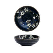 TDS, Bowl, Blue Sakura, Ø 9.5x3cm, Item No. 22113