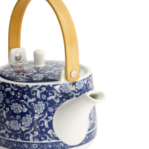 TDS, Tea Pot, Blue, Giftset, 1 Ltr, Item No. 22273