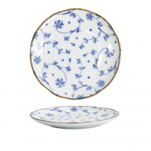 TDS, Plate, Natsu Karakusa, Blue/White, Ø 16.5 x 2 cm - Item No. 22313