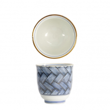 TDS, Tea cup, Blue/White, Ø8x7.9cm, Item No. 22456