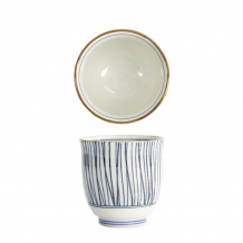 TDS, Tea cup, Blue/White, Ø8x7.9cm, Item No. 22458