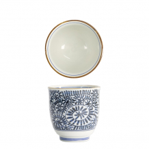 TDS, Tea cup, Blue/White, Ø8x7.9cm, Item No. 22459