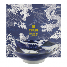 TDS, Japonism Schale, Blau Dragon, Ø 25,2x7,7 cm, Art.-Nr. 22515