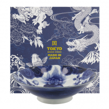 TDS, Japonism Schale, Blau Lion, Ø 25,2x7,7 cm, Art.-Nr. 22517