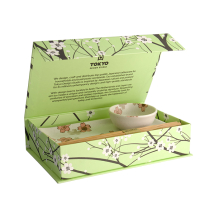 TDS, Sushi Set, Sakura Weiß, 2 Stk mit Chopsticks, 22,5x12,7 & 8,6x3,6cm, Art.-Nr. 22581