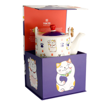 TDS, Teekanne, Geschenkset, Kawaii Lucky Cat, 0,8 Ltr. - Art Nr. 22659