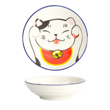 TDS, Sauce Bowl, Kawaii, Lucky Cat, Ø 9 x 2.5 cm - Item No. 22662