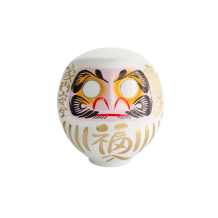 TDS, Daruma, Dekoration, Weiß, 9 cm - Art Nr. 33038