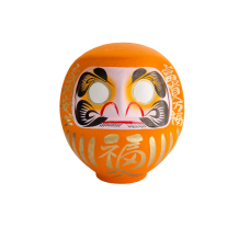 TDS, Daruma, Dekoration, Orange, 12 cm - Art Nr. 33041