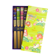 TDS, Chopstick Set 5 pair, Spring Green, Item No. 33081