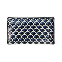 TDS, Sushi Platte, Cobalt Blue Mermaid Design, 22x13x2cm, Art.-Nr. 33168