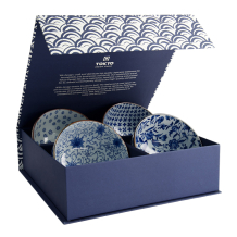 TDS, Bowl-Gift Set, Mixed Bowls, 4 pcs., Ø 13.2x7.2cm 500ml, Item No. 33217