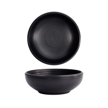 TDS, Salad-Bowl, Melamine Iwate Black, Ø 16.4x5.8cm 700ml, Item No. 33281