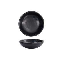 TDS, Sauce Bowl, Melamine Iwate Black, Ø 8.2x8.2x2.3cm 50ml, Item No. 33283