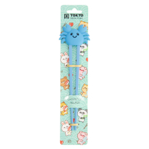 TDS, Kids-Chopsticks, Crab Blue, 22 cm - Item No. 33319