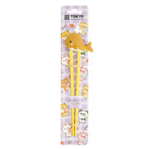 TDS, Kids-Chopsticks, Whale Brown, 22 cm - Item No. 33321