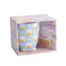 TDS, Tasse, Kawaii Lucky Cat, in Geschenkbox, Blau, Ø8,5x10,2cm 380ml, Item No. 33358