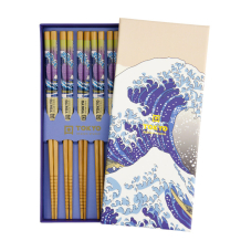 TDS, 5 Paar Essstäbchen Geschenkset, Wave, Art.-Nr. 33450