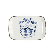 Blue Sakura Rechteckiger Teller bei Tokyo Design Studio (Bild 3 von 6)