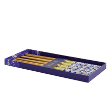 Blue Lotus Chopstick Set 5 pair at Tokyo Design Studio (picture 4 of 4)