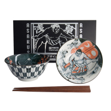 TDS, Tayo Schale Geschenkset mit Essstäbchen, 2 Stk, Asakusa, Ø 14,8x7cm 550ml, Art.-Nr. 33605