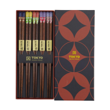 TDS, Chopstick Giftset of 5, Red Black, Art.-Nr. 33642