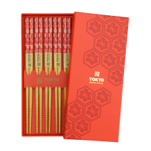 TDS, Essstäbchen Geschenkset 5 Paar, Red Leaf, Art.-Nr. 33643