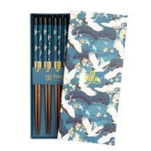 TDS, 5 Paar Essstäbchen-Geschenkset, Crane, Art.-Nr. 33702