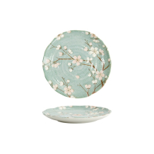 Plate Fujisakura Green, Porcelain, &Oslash; 16.5 cm