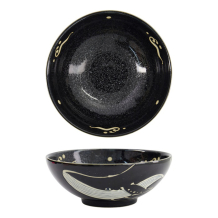 Ramenschale Kawaii Black Whale, Porzellan, 1,45 L