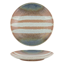 Teller Suisho Aka-cha Braun, Porzellan, &Oslash; 26 cm