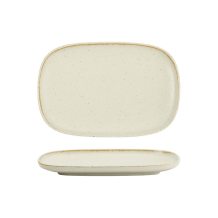 Ovaler Teller Umizuna Beige, Porzellan, 24 &times; 16 &times; 2 cm