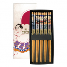 TDS, Chopstick Set, Sumo, 5 pair, 22,5 cm, Item No. 4130