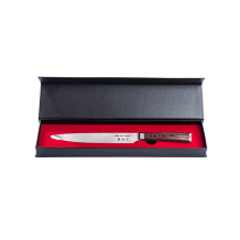 Sashimi-Messer (Filetiermesser), VG-10 Damaststahl, Klinge 20 cm, Griff aus Pakka-Holz, in Magnetbox