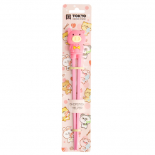 TDS, Kinder-Essstäbchen, Kitchenware, 22 cm, Pig, Rosa - Art Nr. 4651