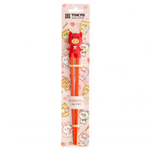 TDS, Kids-Chopsticks, Kitchenware, 22 cm, Pig, Red - Item No. 4656