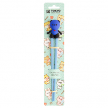 TDS, Kinder-Essstäbchen, Kitchenware, 22 cm, Panda, Blau- Art Nr. 4666